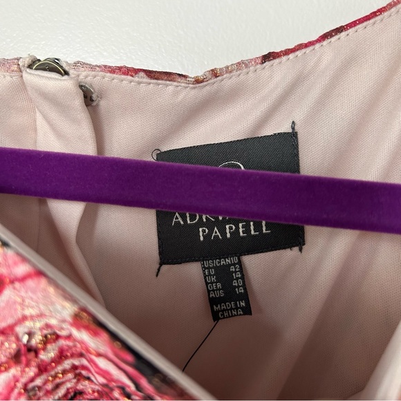 Adrianna Papell Sleeveless Floral Sheath Dress - Picture 3 of 6